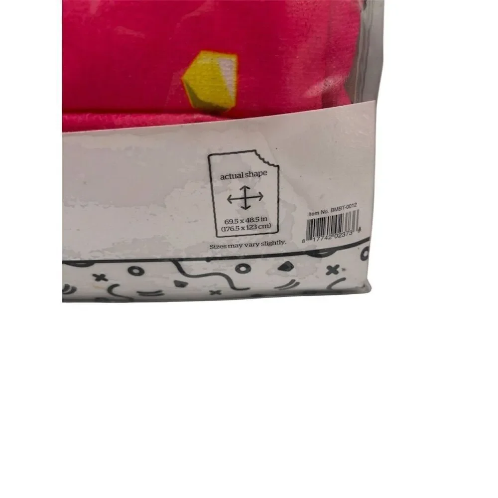 BigMouth Inc Giant Toaster Treat Beach Blanket Fun Novelty Towel - Pink OS